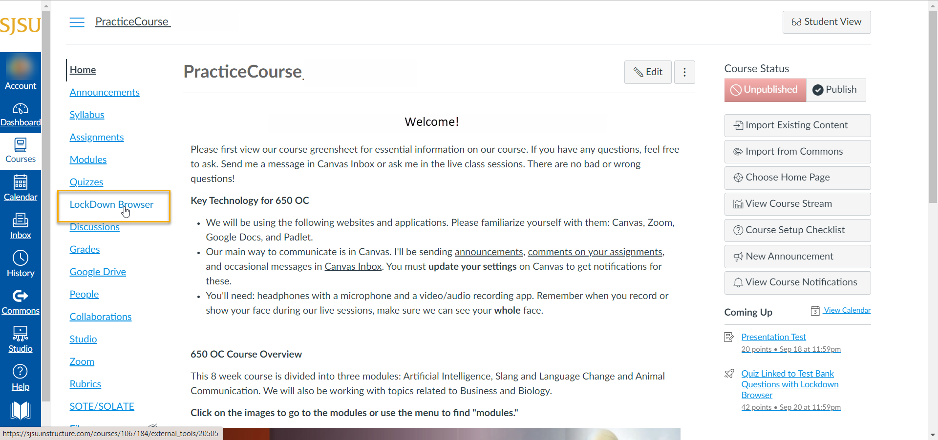 Instructor Guide to Using Respondus LockDown Browser after Copying a Canvas Course image 03
