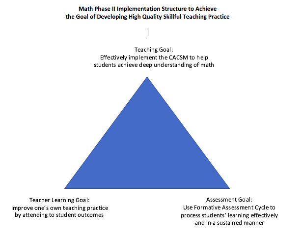 Math Phase 2 implementation structure for developing skillful teaching practice.